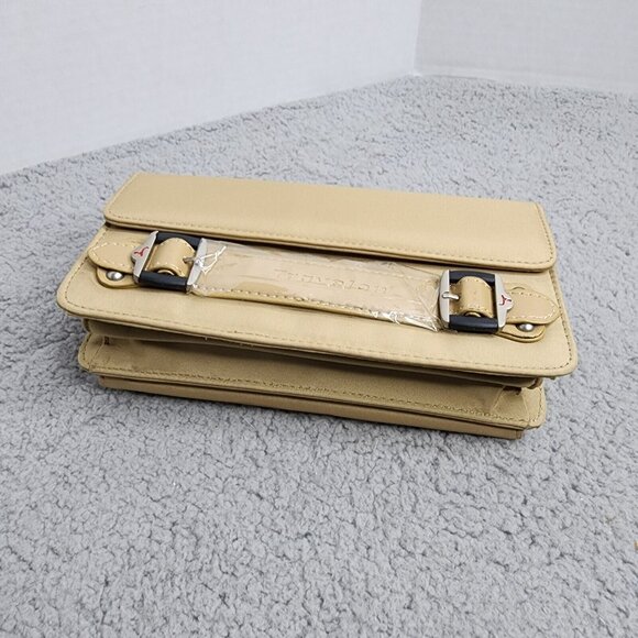 Travelon Tailored Convertible Crossbody Clutch Biege - Picture 4 of 14
